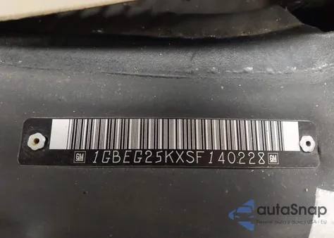 1995 Chevrolet G20 из США, поврежденный, VIN 1GBEG25KXSF140228